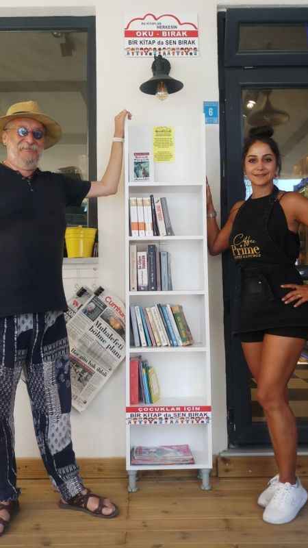 Marmaris'te 'Oku-Bırak Projesi' başladı