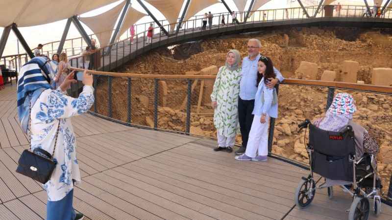 Bayramda Göbeklitepe'ye ziyaretçi akını