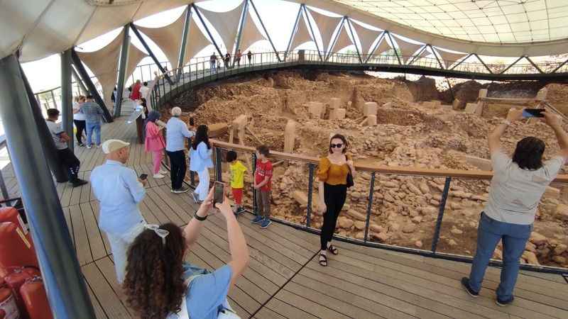 Bayramda Göbeklitepe'ye ziyaretçi akını
