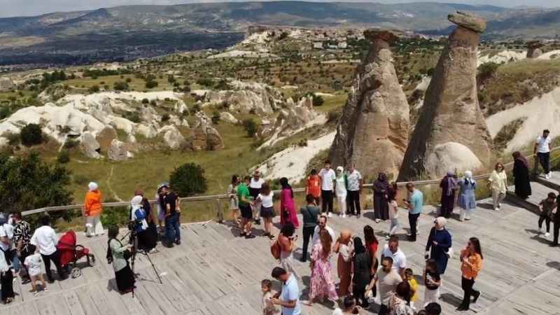 Kapadokya'ya bir ayda yarım milyon turist