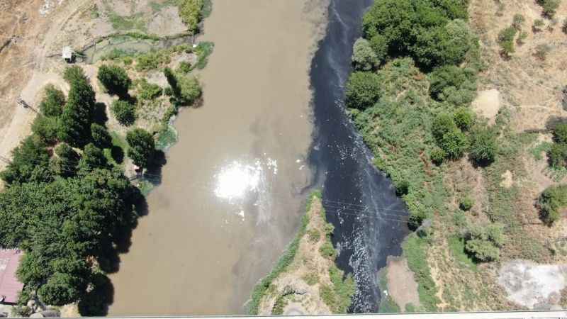 Basra Körfezi’ne kadar giden Dicle Nehri’nde korkutan görüntü