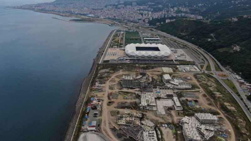 Trabzon Şehir Hastanesi inşaatı hızla yükseliyor