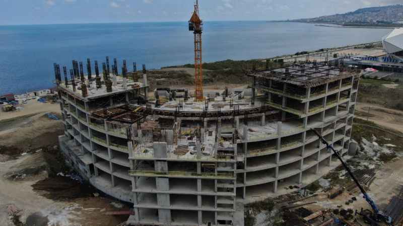 Trabzon Şehir Hastanesi inşaatı hızla yükseliyor