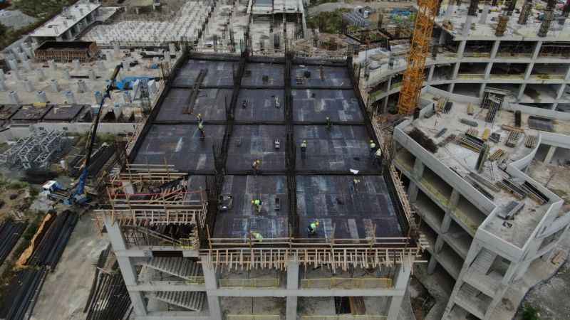 Trabzon Şehir Hastanesi inşaatı hızla yükseliyor