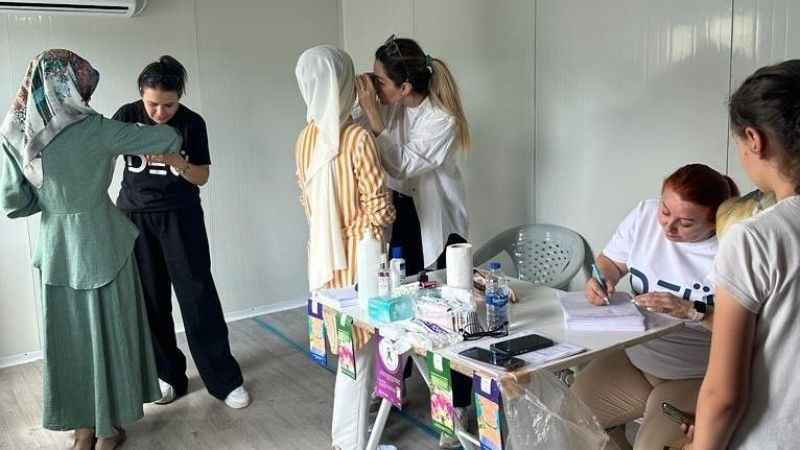 Deprem bölgesinde salgına karşı tetikteler