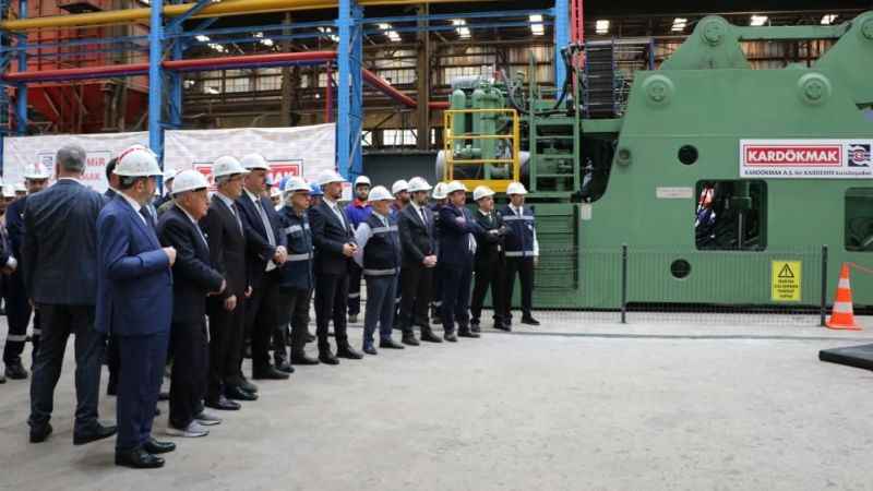 Yerli ve milli vagona ilk demiryolu tekeri seti sevk ediliyor