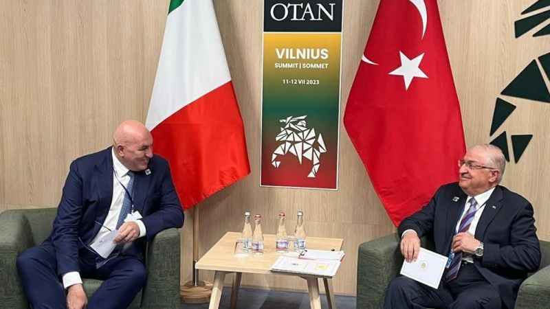 Bakan Güler, İtalya Savunma Bakanı Crosetto ile görüştü