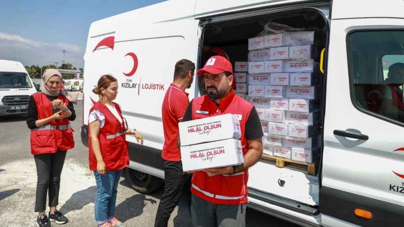 Kızılay 50 bin kilogram kurban payını depremzedelere ulaştırıyor