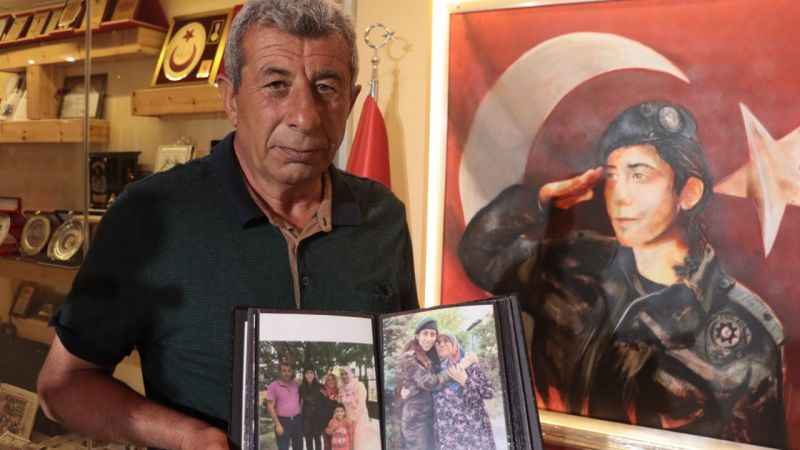 Şehit olacağı Cennet Yiğit'in içine doğmuş