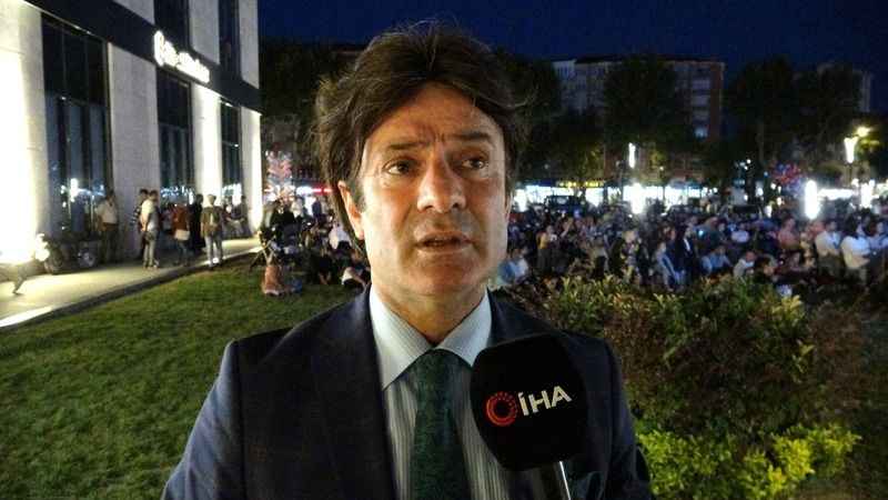 Açık havada Tosun Paşa izlediler