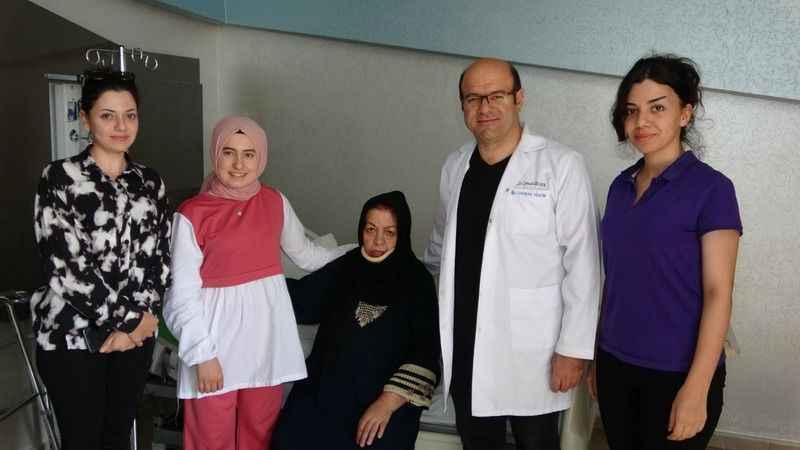 3 yıldır yatağa mahkumdu, ilk adımını attı!