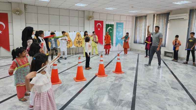 Pakistanlı çocuklar Türk kültürüyle tanıştı