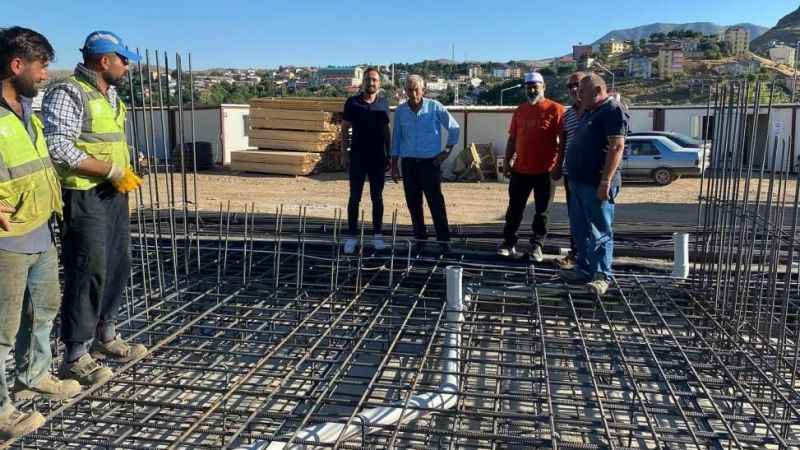 Arapgir’deki TOKİ konutlarında çalışmalar sürüyor