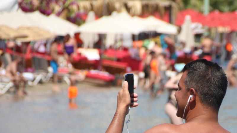 Bodrum’da sıcaklık gölgede 45 derece