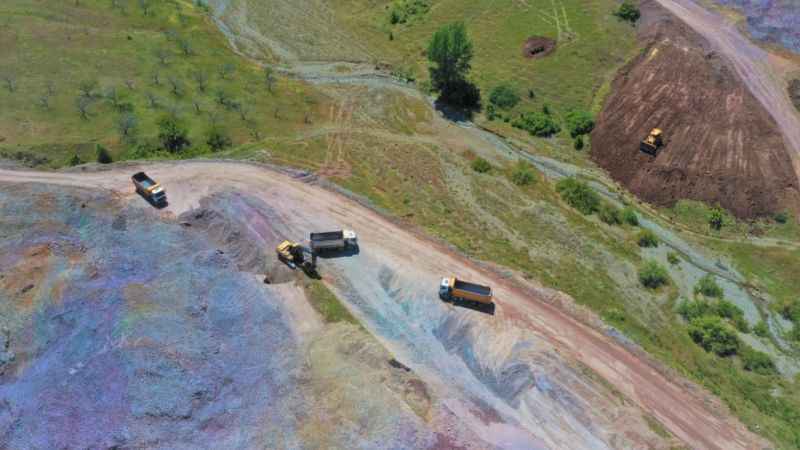 Malatya’da Yenice Barajı’nda çalışmalar devam ediyor