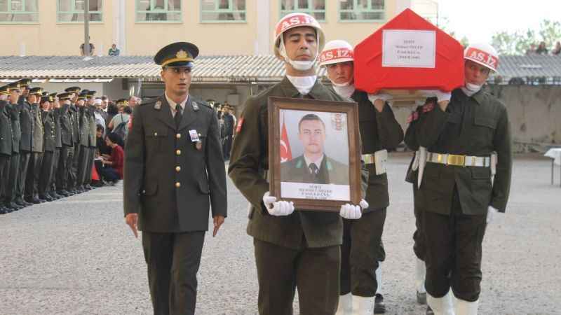 Edirne şehidi törenle Ankara’ya uğurlandı