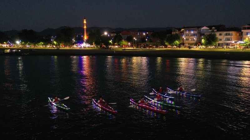 Ordu gecelerinde kano şöleni