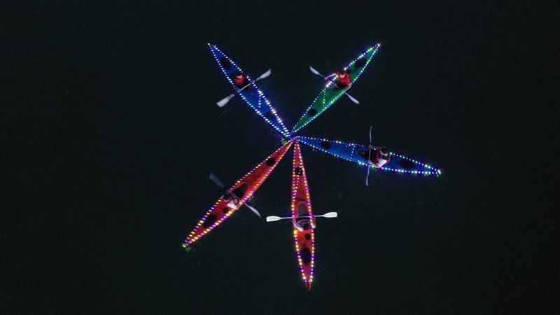 Ordu gecelerinde kano şöleni