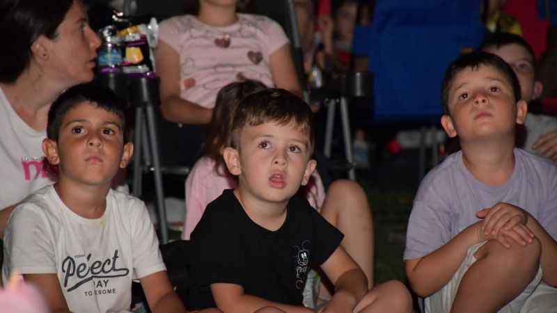 İznik’te miniklere açık hava sineması etkinliği