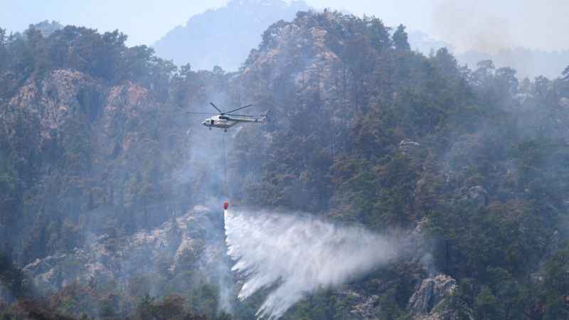 Kemer’deki orman yangını 4. gününde devam ediyor