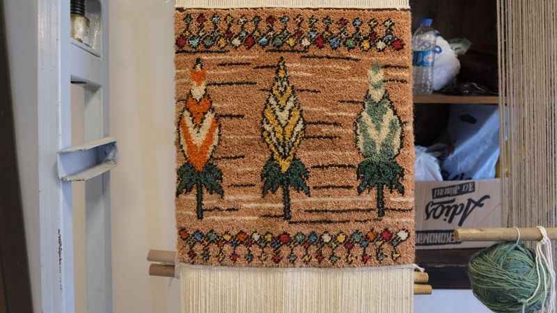 Halı dokuma kursuna yoğun ilgi