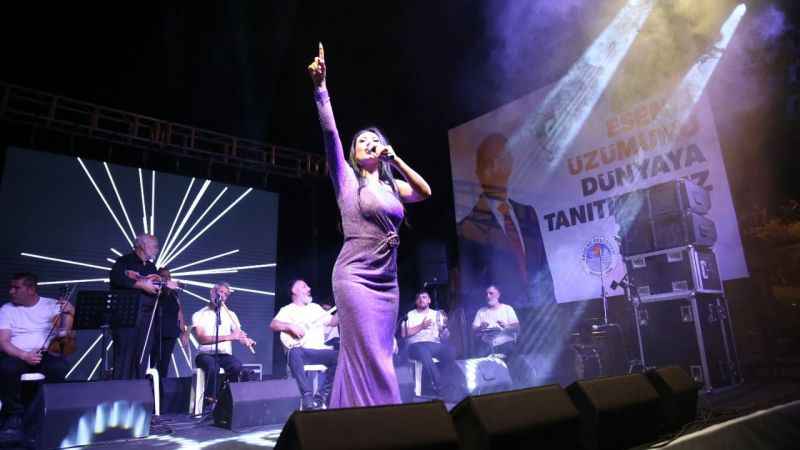 Mersin'de Üzüm Şenliği coşkusu Mersin'de Üzüm Şenliği coşkusu