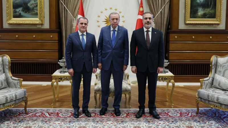 Cumhurbaşkanı Erdoğan Azerbaycan Dışişleri Bakanı Bayramov'u kabul etti