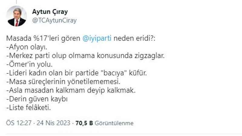 İYİ Parti'deki çöküşün sebebi ne?
