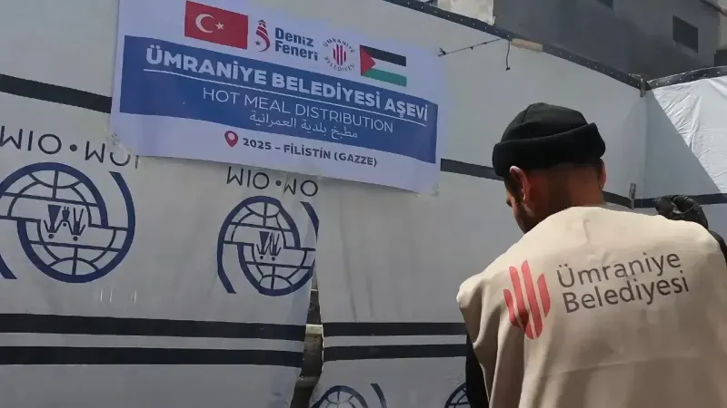 Ümraniye’den Gazze’ye kardeşlik sofrası