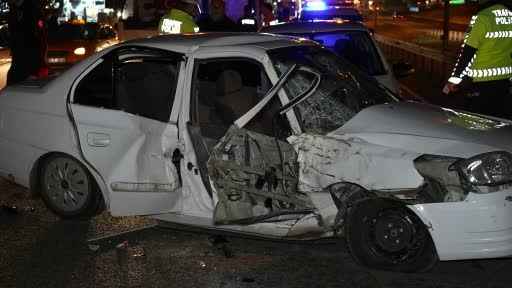 Kırıkkale'deki kazada 4 kişi yaralandı