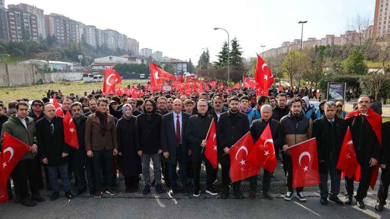Başakşehir gençliği, şehitler için tek yürek
