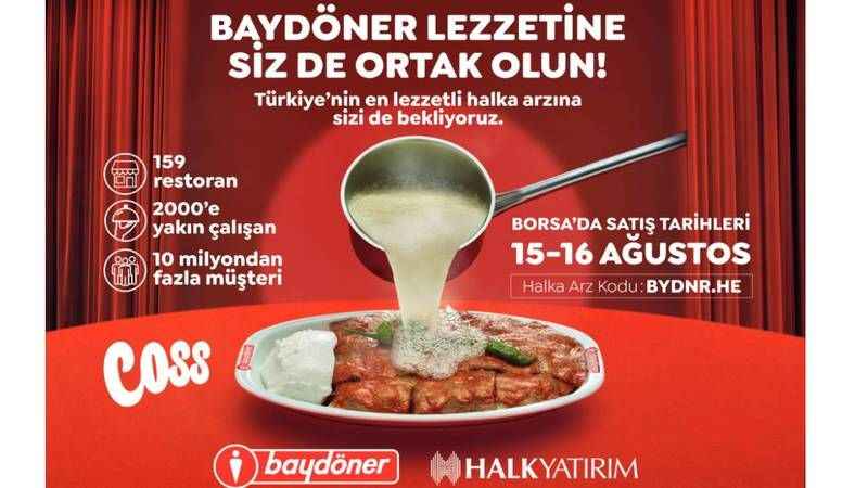 Baydöner halka arz ediliyor