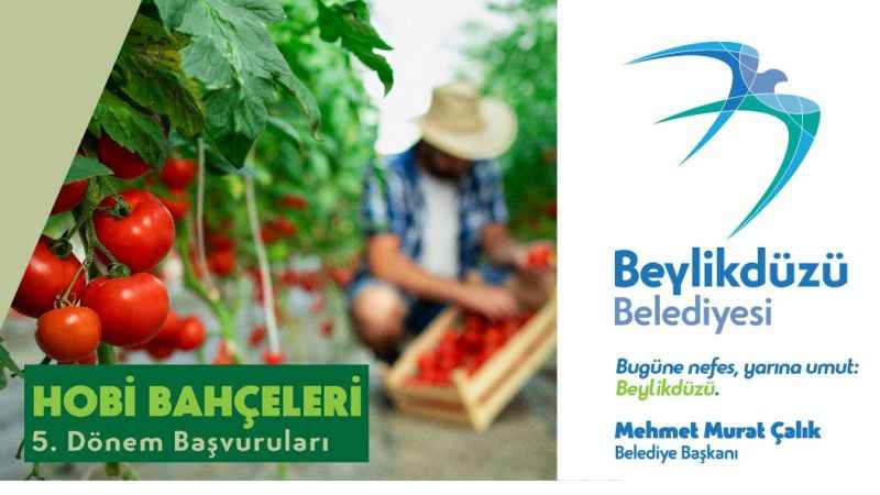 Beylikdüzü'nde hobi bahçeleri çekilişle belirlenecek