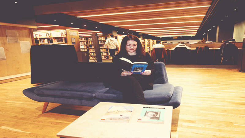 Beylikdüzü Kütüphanelerinde "Kürk Mantolu Madonna" zirvede