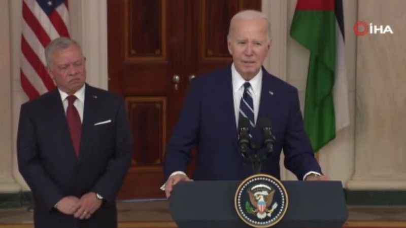 ABD Başkanı Joe Biden, Ürdün Kralı 2. Abdullah ile görüştü