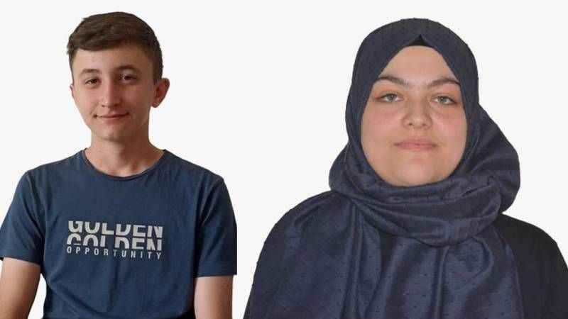 Kastamonu'da İrem Kuzbunar ve Mert Büyükdeğerli LGS'de tüm soruları doğru cevapladı