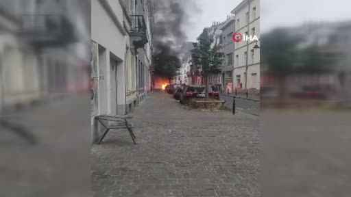 Fransa'daki isyan Belçika'ya sıçradı