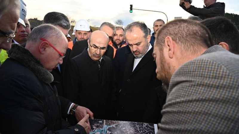 Mudanya yolunda trafik aktarması sona erdi, ulaşım rahatladı