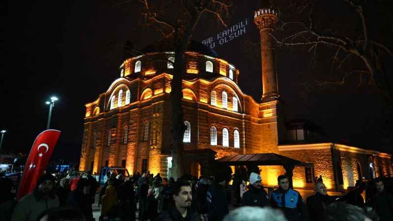 Bursa'da mübarek 3 aylar coşkuyla karşılandı