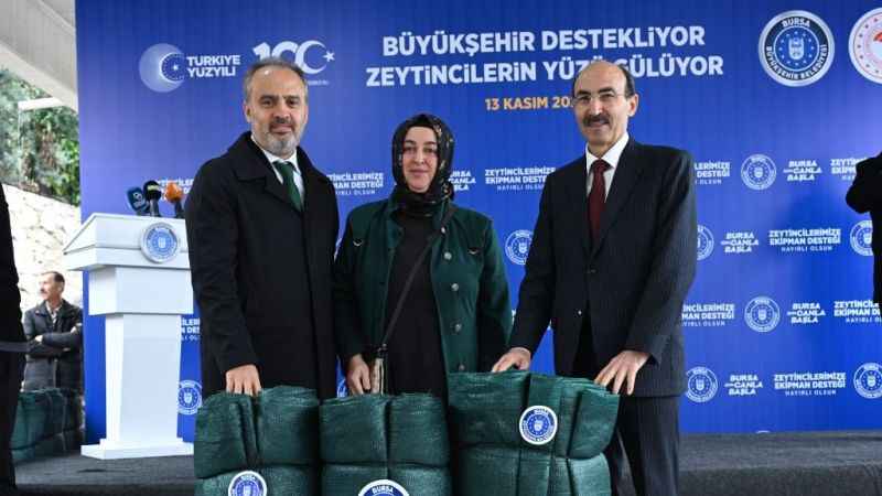 Bursa Büyükşehir, çiftçiye destek oluyor