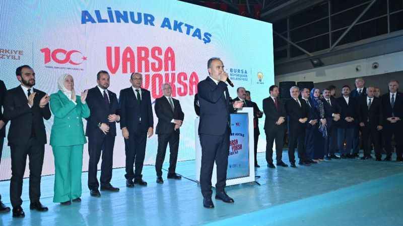 Bursalılar başkanlarını davul zurnayla karşıladı