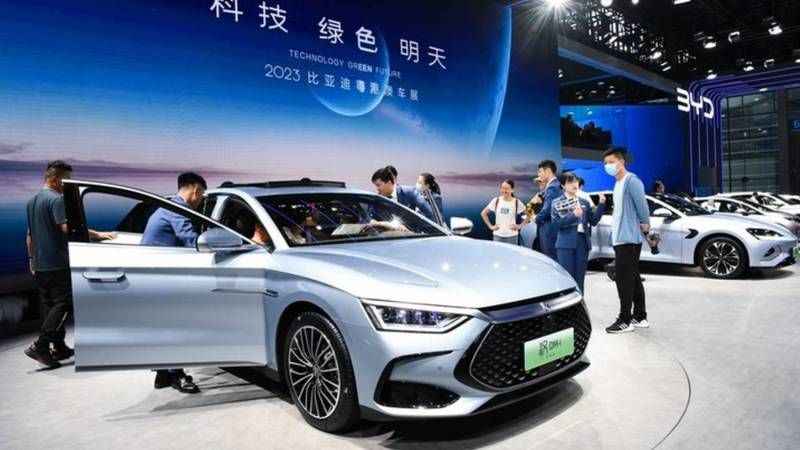Elektrikli otomobil üreticisi BYD'nin 5 milyonuncu aracı banttan çıktı