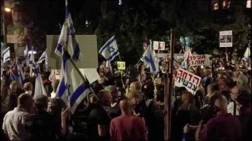 Tel Aviv ve Kudüs'te esir protestosu