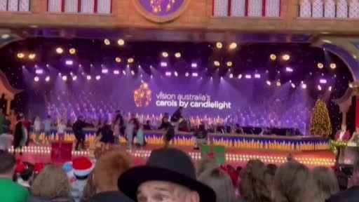 Avustralya’da Noel etkinliğinde Filistin’e destek protestosu