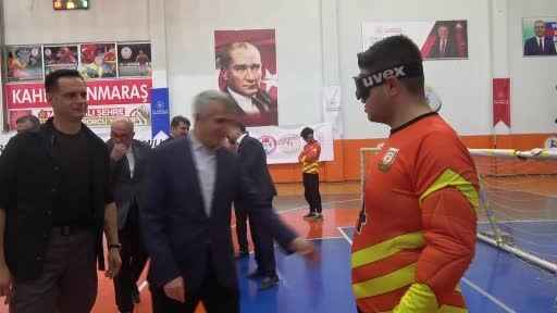 Kahramanmaraş’ta depremde hayatını kaybedenler anısına goalball turnuvası düzenlendi