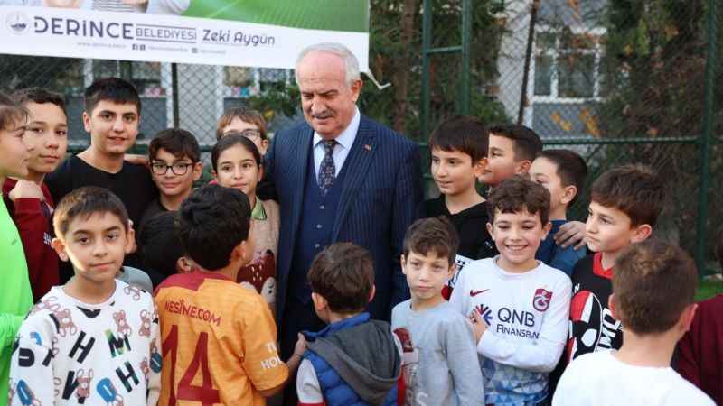 Derince'ye yeni bir spor alanı kazandırıldı