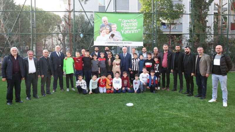 Derince'ye yeni bir spor alanı kazandırıldı