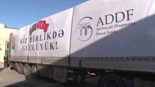 Azerbaycan'dan Kahramanmaraş’a 2 tır insani yardım yola çıktı