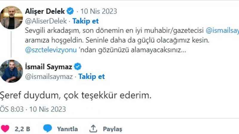 Saymaz yeni adresinde