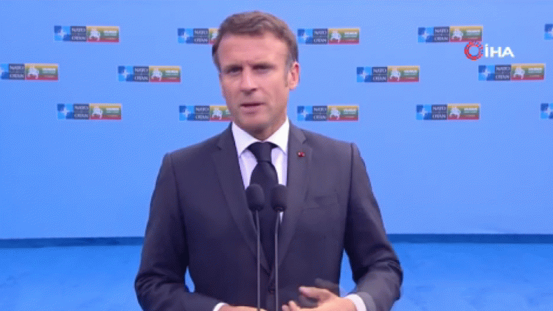 Macron: "Ukrayna'ya uzun menzilli füzeler göndereceğiz"
